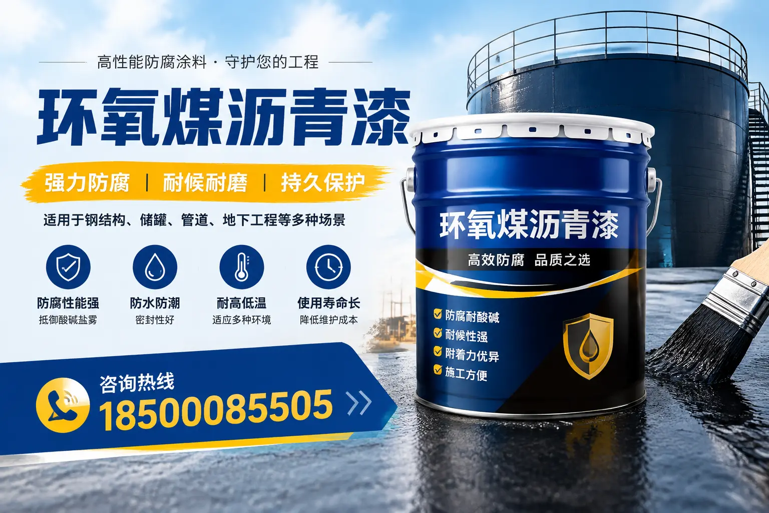 环氧煤沥青漆在工业中的应用,曲靖企业的选择